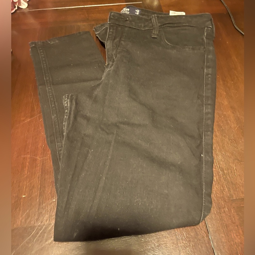 Hollister high rise black jeggings
